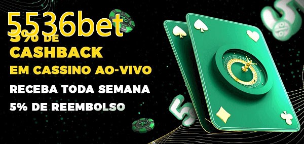 Promoções do cassino ao Vivo 5536bet